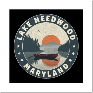 Lake Needwood Maryland Sunset Posters and Art